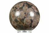 Polished Orbicular Rhyolite (Peanut Obsidian) Sphere - Mexico #371236-1